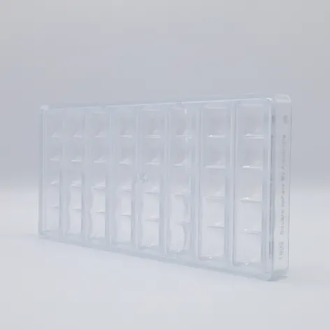 Chocolate Mould; Square Sphere Bar - each